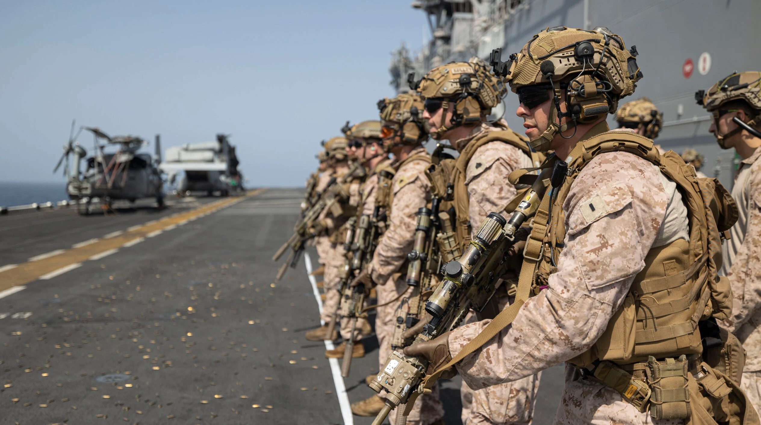 Would US Marines on merchant ships be enough to deter Iran in the Gulf?